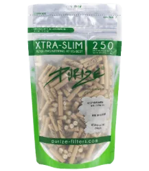 Xtra Slim Organic Aktivkohlefilters für Joints - 50pc