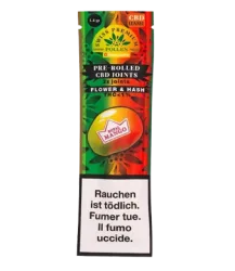 Mango Haze Pre-Rolls Vorgerollte CBD Joints mit CBD Hanf + Hasch - 2pc