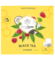 Black Tea Cannabis-Hanftee 2.8g Teebeutel - 10pc