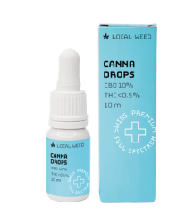 Canna Drops CBD Öl 10% Vollspektrum Hanftropfen - 10ml