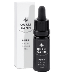 Pure CBD Öl 6% THC-frei Breitspektrum Hanftropfen - 10ml