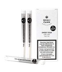 Sweet Star 3 Vorgerollte CBD Joints Indoor - 3pc
