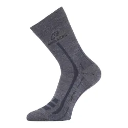 Lasting WLS Merino Sommer Wandersocken Unisex - steingrau