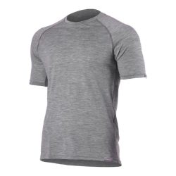 Lasting QUIDO Merinowolle Herren T-Shirt, 160gr - steingrau