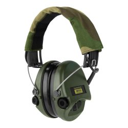 Sordin Supreme Pro X mit Camo Kopfband und Schaumkissen - Grüne Cups