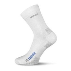 Lasting OLI Coolmax® Trekking-Socke Unisex halbhoch - weiss