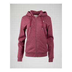 NIKIN TreeHoodie Zip (Women) - Bordeaux Mel