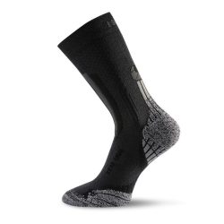 Lasting ITU Medium Wandersocken - schwarz/grau