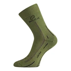Lasting WLS Merino Sommer Wandersocken Unisex - grün