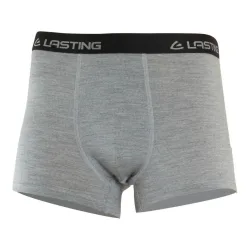 Lasting NORO Merinowolle Boxer-Shorts, 160gr - steingrau