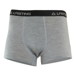 Lasting NORO Merinowolle Boxer-Shorts, 160gr - steingrau