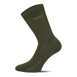 Lasting OLI Coolmax® Trekking-Socke Unisex halbhoch - olive