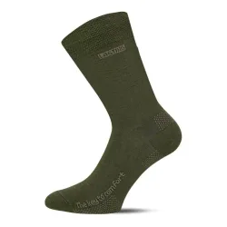 Lasting OLI Coolmax® Trekking-Socke Unisex halbhoch - olive