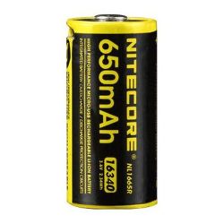 Nitecore 16340 USB Akk 650mAh NL1665R