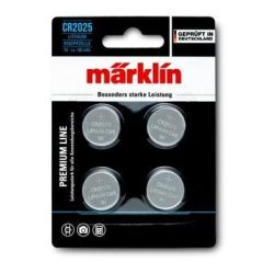 Märklin Premium Line Lithium CR2025 Knopfzelle, 3V, 4er