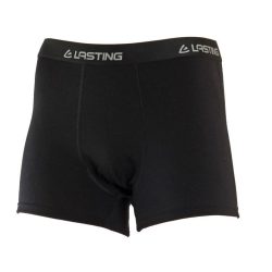 Lasting NORO Merinowolle Boxer-Shorts, 160gr - schwarz