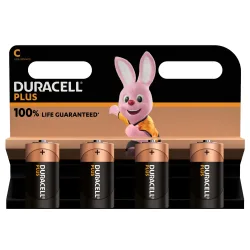 DURACELL Plus Power Batterien MN1400 C / LR14 4 Stk.