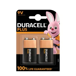 DURACELL Plus Power Batterien 9V / 6LF22 / MN1604 2 Stk.