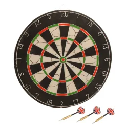 Dartscheibe mit Pfeilen