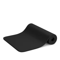 Fitnessmatte schwarz 190 x 60 x 1.5 cm