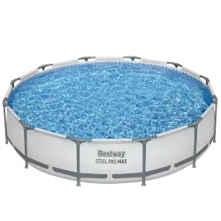 Bestway Pool Set hellgrau 366 x 76 cm