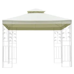 Dach Gartenpavillon LILIA 3 x 3 m beige