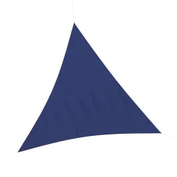 Sonnensegel Dreieck 3 x 3 x 3 m blau