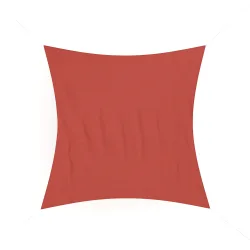 Sonnensegel Quadrat 5 x 5 m rot