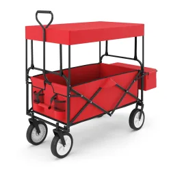 Bollerwagen faltbar mit Dach