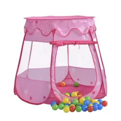 Spielzelt Bällebad pink