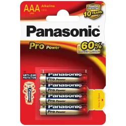 Batterie AAA Panasonic Pro Power Alkaline 4 Stk.