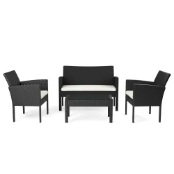 Gartenset LIVORNO PE Rattan
