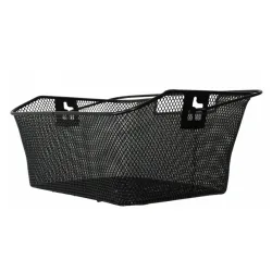 Velokorb hinten mit Tragegriff 30 x 22 cm schwarz