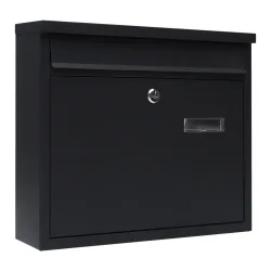 Briefkasten 31.8 x 36 cm schwarz