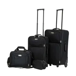 Reisekoffer PACO 4er Set schwarz