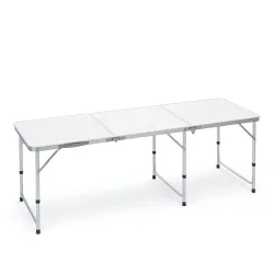 Campingtisch klappbar 180 x 60 cm weiss