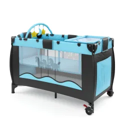 Babybett MICKY hellblau