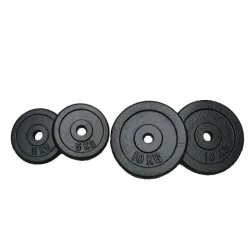Hantelscheiben Gusseisen 2 x 10 kg + 2 x 5 kg