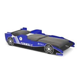 Kinderbett Rennwagen Bett RACER blau