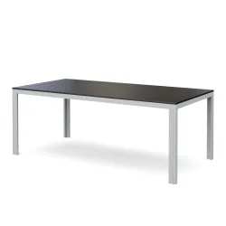 undefined, Gartentisch KAVO 200 x 100 cm anthrazit