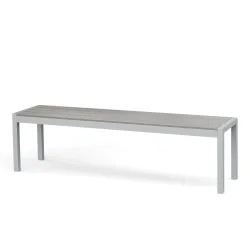 Gartenbank ZILO 165 cm grau