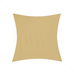 Sonnensegel Polyester Quadrat 3.6 x 3.6 m beige