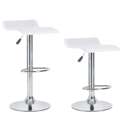 Barhocker MALTA 2er Set weiss