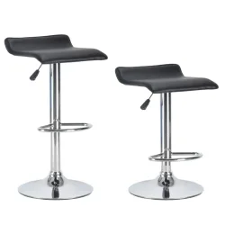 Barhocker MALTA 2er Set schwarz