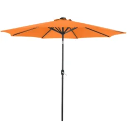 Sonnenschirm VAY mit LED 300 cm orange