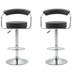 Barhocker WENDY 2er Set schwarz