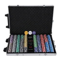 Profi Pokerkoffer mit 1000 Chips