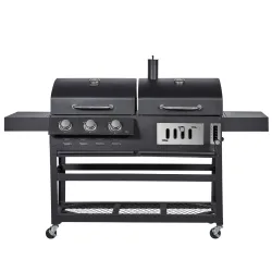 Kombigrill Gas und Holzkohle