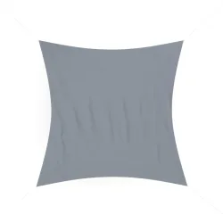 Sonnensegel Quadrat 3 x 3 m grau