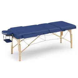 Massageliege 3-Zonen blau